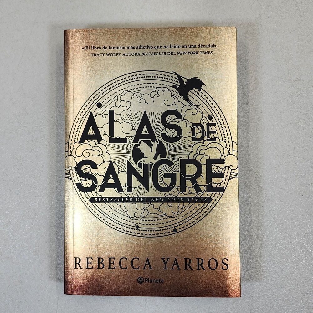 Fourth Wing Spanish Edition ALAS DE SANGRE Rebecca Yarros Paperback Book 2023